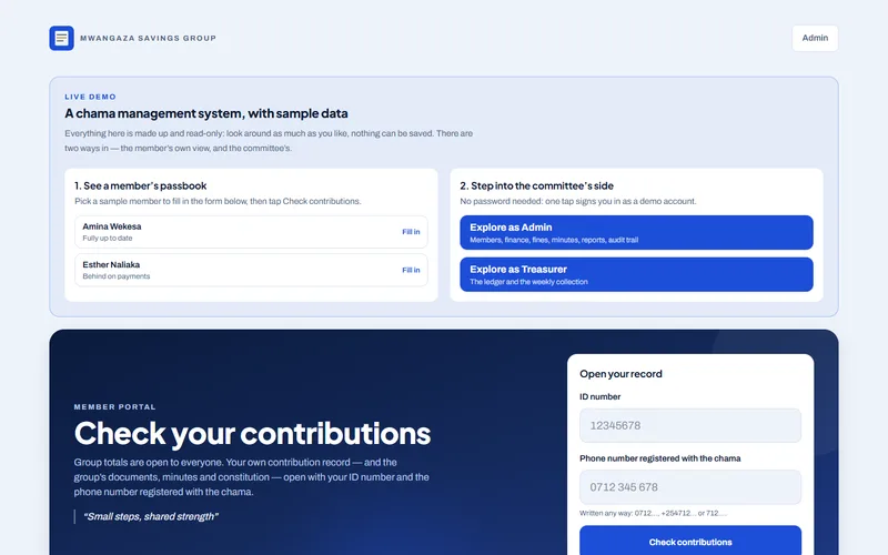 Chama Management System — screenshot 6