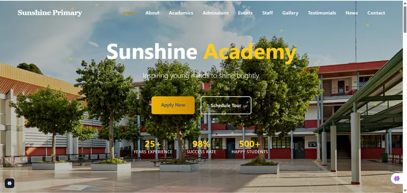 Sunshine Schools — main view